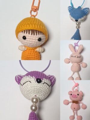 Crochet Charm For Car & Bag & Keychain