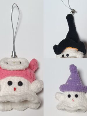 Crochet Ghost Charm Finger Cot