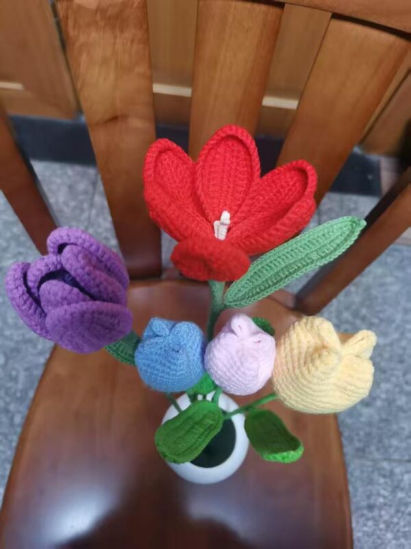 Crocheted Tulip