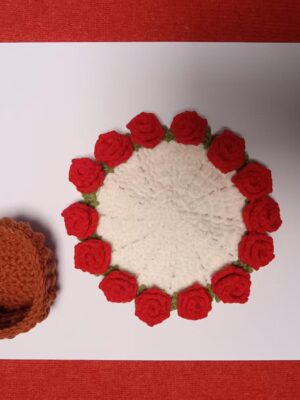 Rose Coaster Crochet Pattern