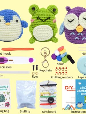 DIY Crochet Kit – Set of 3 Dolls